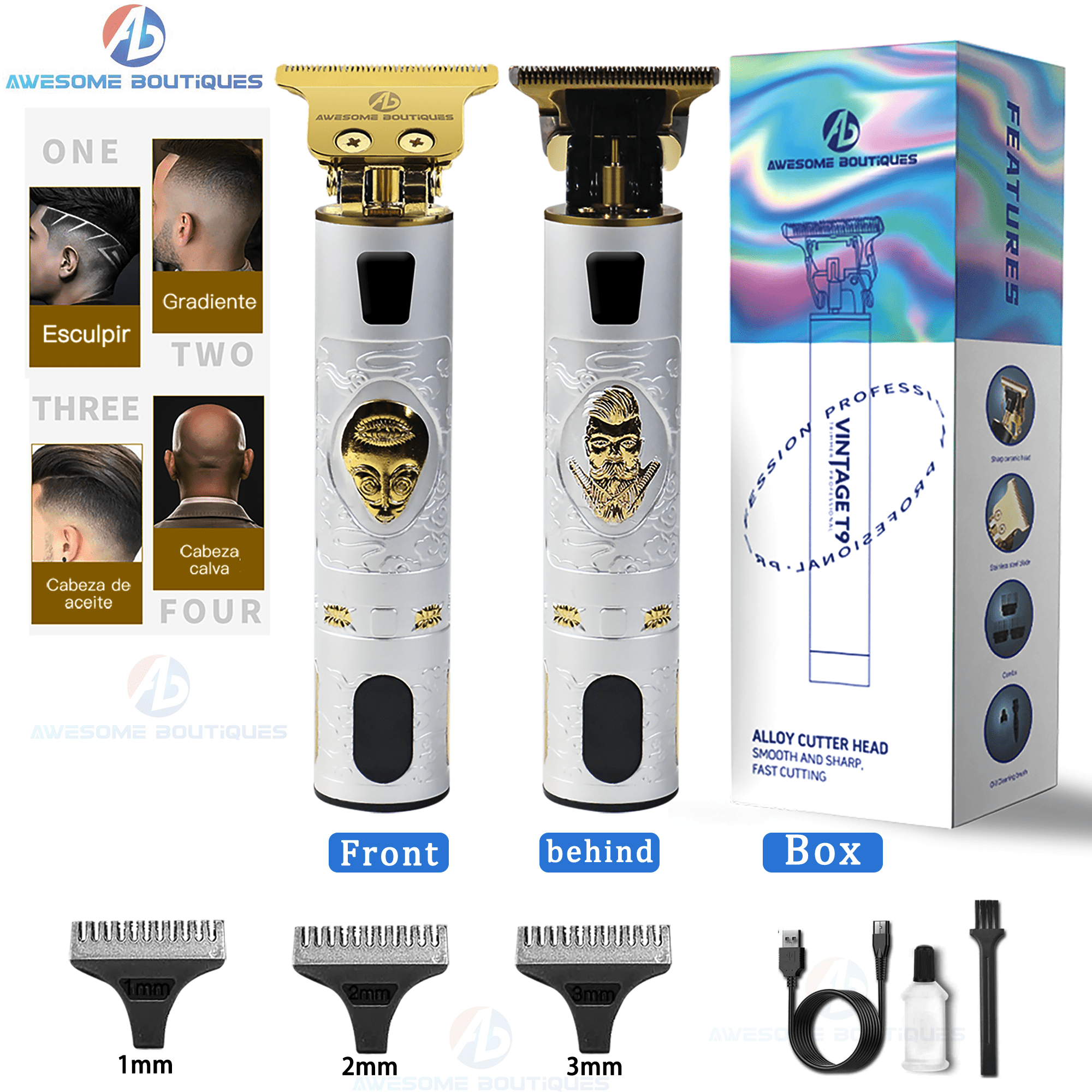 Professional hair clippers for Men, Zero Gap TBlade Hair Trimmer