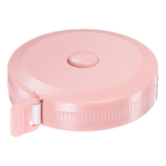 Measuring Tape 1.5M/60-inch Round Retractable Tailors Tape Measure Pocket Size, Pink