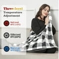 thumbnail image 4 of EGNMCR USB Heated Shawl Blanket Polyester fiber electric blanket, 4 of 7