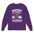 thumbnail image 5 of Bigfoot Dad Long Sleeve T-shirt More Squatchy Funny Daddy Sasquatch Dad Joke Outdoor Camping Father's Day Gift Idea, 5 of 7