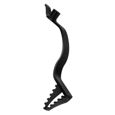 NICERIO Black Rear Brake Pedal Lever for Dirt Bikes Metal Construction with Polished for Enhanced Performance