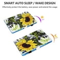 thumbnail image 2 of Allytech Case Cover for Apple iPad 10.2" 8th/7th Gen / iPad Air 10.5" 3rd Gen / iPad Pro 10.5", PU Leather Smart Cover Auto Sleep Wake Kickstand Pencil Holder Case for Apple iPad 10.2"/10.5",Sunflower, 2 of 4
