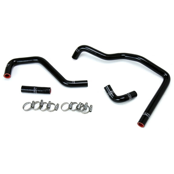 HPS Black Reinforced Silicone Heater Hose Kit for Toyota 84-88 4Runner Pickup 22RE Non Turbo EFI LHD