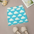 thumbnail image 7 of Fluffy Clouds New Women Skirts Double-Layer Printed Short Dress Mini Sport Skirt Cute Cloud Sky Blue Minimalistic Minimal, 7 of 7
