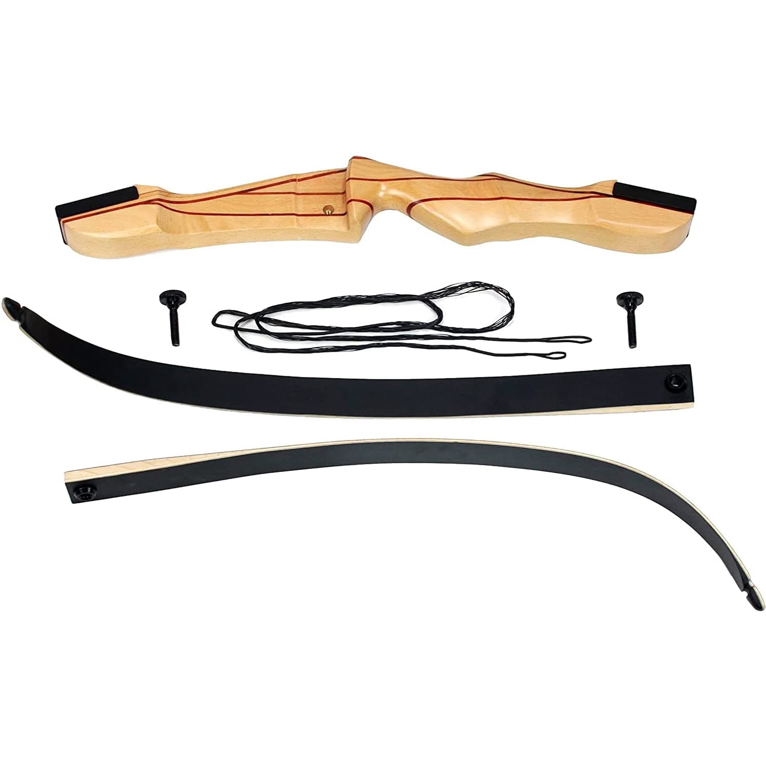 68" Takedown Recurve Bow Adult Archery Competition Athletic Bow 18-36 LB Right/Left Hand Outdoor Training Shooting