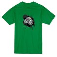 thumbnail image 1 of Cool Vintage Motorcycle Graphic Men's Kelly Green T-shirt, 1 of 1