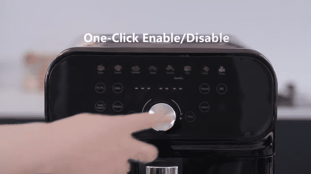 Air Fryer, 6.2QT Air Fryer Oven with LED Digital Touchscreen, 12 Preset Cooking Functions Air fryers, Bake, Reheat, Keep Warm, Nonstick and Dishwasher-Safe Basket, Stainless Steel/Black