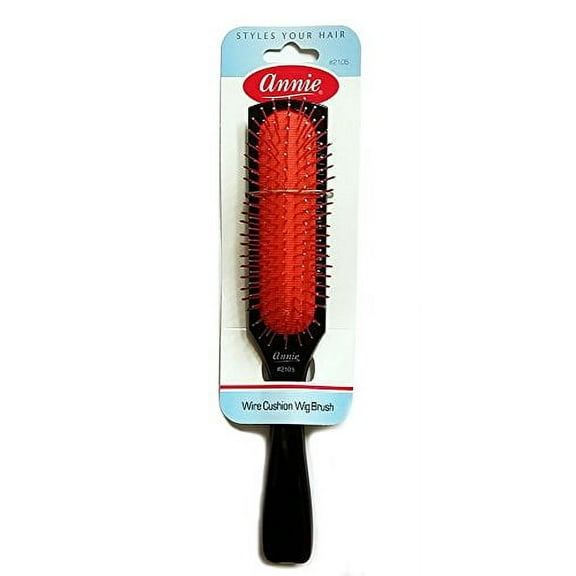 Annie - Wire Cushion Wig Brush - (3.7) oz - (4) - Untangle Any Wig With Ease - For Use on Wigs and Dolls