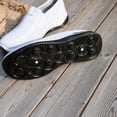 thumbnail image 5 of Slip On Sneakers Women Breathable Mesh Knitted Woven Low Top Walking Shoes Lightweight Wide Width Non-Slip Shoes White 5.5, 5 of 7