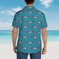 thumbnail image 6 of Goofa Cartoon Whale Hawaiian Shirt for Men, Unisex Summer Beach Casual Short Sleeve Button Down Shirts,Aloha Tropical Floral print shirt-Small, 6 of 9