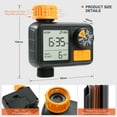 thumbnail image 3 of Kazeila Hose Water Timer, 1 Outlet Automatic Watering Timer for Gardens, Sprinkler Timer with Rain Delay / Child Lock /IP65 Waterproof, Large LCD Screen Irrigation Systems for Garden, 3 of 8