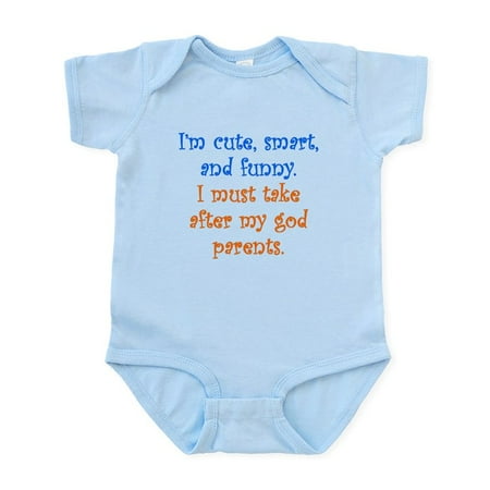 

CafePress - I Must Take After My Godparents Body Suit - Baby Light Bodysuit Size Newborn - 24 Months