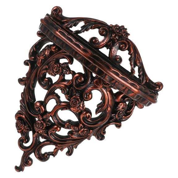 Wall Mounted Storage Shelf 1 Set European Style Floating Shelf Decorative Organizer