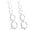Silver, variant on 5 Pairs Hoop Earrings for Men Women, 316L Surgical Stainless Steel Small Huggie Earrings Hypoallergenic Non Tarnish Cartilage Hoop Earrings for Multiple Piercing 6mm 8mm 10mm 12mm 14mm