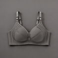 thumbnail image 3 of qelini Wireless Push up Bras for Women Plus Size Breathable Lightly Lined Everyday T-Shirt Bra with Adjustable Straps Solid Color Bras, 3 of 3