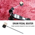 thumbnail image 3 of Keenso Drum Pedal Beater, Wool Felt Side Not Easy To Damage Durable And Sturdy Felt Pedal Beater, Long Service Life Fine Workmanship For Beginner Instrument Lovers, 3 of 8