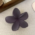 thumbnail image 4 of Yokua Matte Style Flower Shape Hair Claw High Ponytail Hair Claw for Girls Woman, 4 of 13
