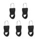 thumbnail image 1 of Qarigey Tirador de cremallera para bolsa de 5/10 piezas Accesorios de disfraces negro 5 # 5 piezas Qarigey AP001279-01, 1 of 6