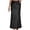 Noir_003, variante sur Fgnfyis Jupe Midi en Satin pour Femmes Taille Haute Élastique Couleur Unie Fente Jupe Décontractée Jupe pour Femmes Black_001 S