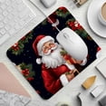 thumbnail image 2 of Santa Claus Desk Pad Mousepad, Square 8.3x9.8 Inch Non-Slip Rubber Bottom Printed Desk Mat, Suitable for Office and Gaming, 2 of 6