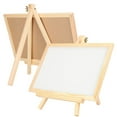 thumbnail image 2 of Pizarra de madera para niños, tablero de escritura pequeño para tienda de dibujo, decoración móvil para el hogar, 2 uds., 2 of 8