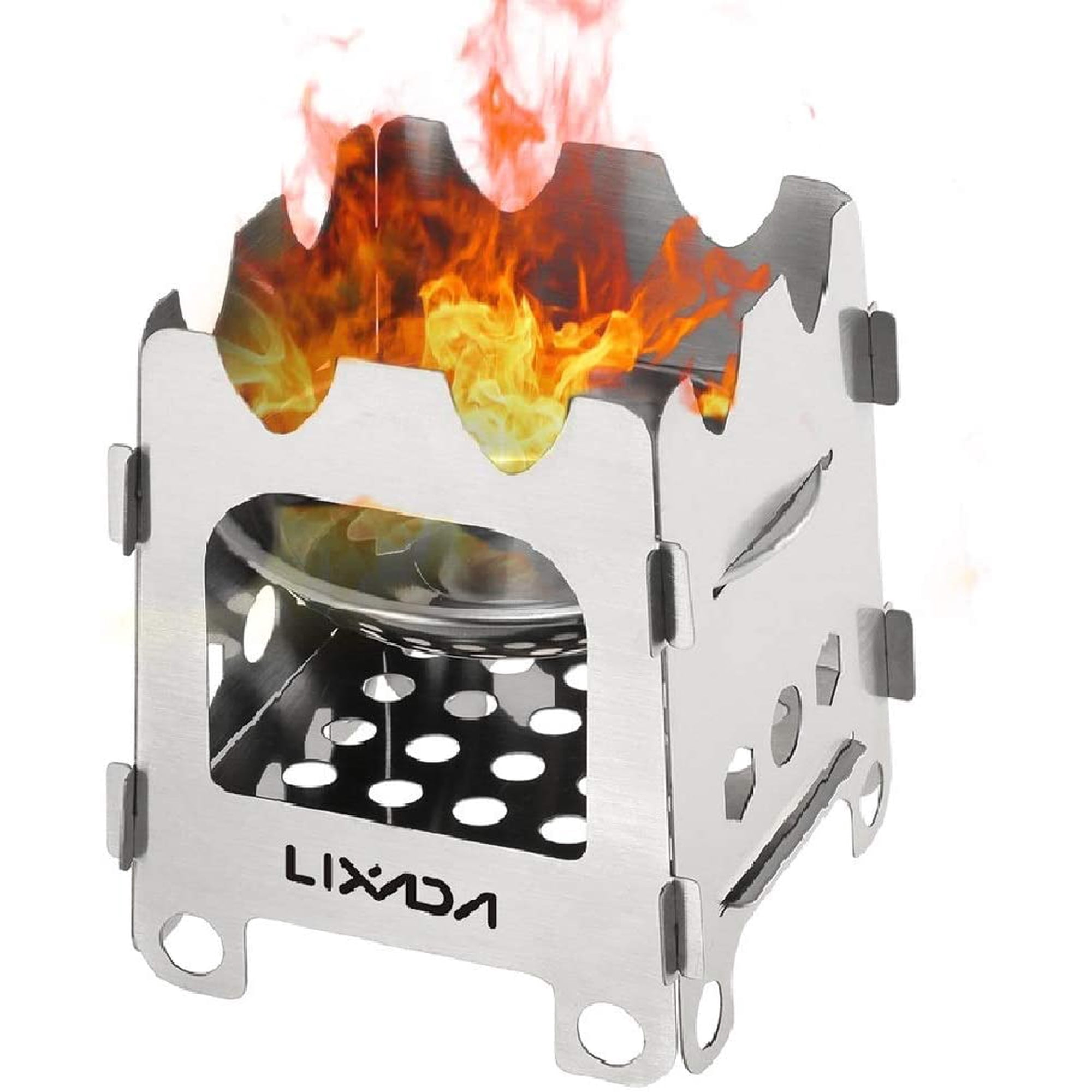 Camping Stove Portable Lightweight Folding Wood Burning Backpacking Stove  for Outdoor Cooking Picnic Hunting | Walmart Canada