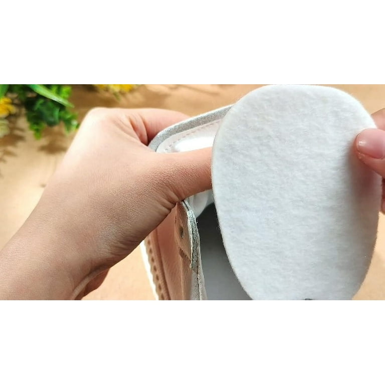 Pairs Felt Tongue Pads Cushion for Shoes Adhesive Tongue Pads