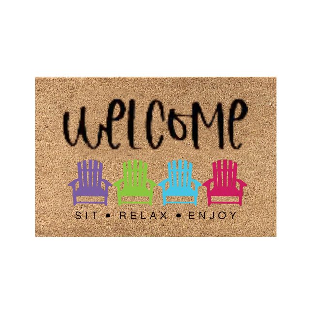 Welcome Floor Mat Welcome Summer Decorative Door Mat For Indoor Outdoor Bathroom Kitchen Funny Cute Doormat Door Mat Hello Summer Entrance Imitation Doormat Hello Summer Doormat Small Room Rugs for