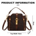 thumbnail image 2 of Bolso bandolera para mujer, cartera de viaje suave y a la moda con correa ajustable, 2 of 5