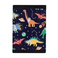 thumbnail image 2 of Psesaysky Space Dinosaur Trifold Card Wallet, Polyester Portable Lightweight Kids Wallet for Outdoor Sports and Travel, 2 of 6