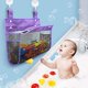thumbnail image 1 of Organizador de juguetes de baño para niños, juego de organizador de carrito de ducha de malla de almacenamiento de juguetes de bañera de calidad superior con ventosas antideslizantes Sincero Hogar, 1 of 7