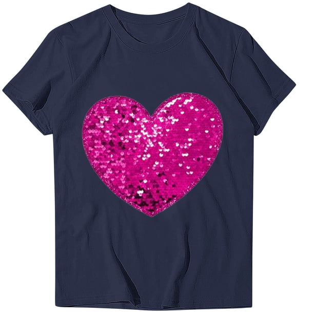 Blusas de Manga Corta para las Mujeres Divertida Impresión Cuello Redondo Camiseta Vintage, Blusas de Primavera para las Mujeres