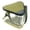 Army Green, variant on Oasiva Live Baits Container Portable Water Pail Triangle Fishing Bucket Multifunctional Minnow Bucket with Net Lid Collapsible