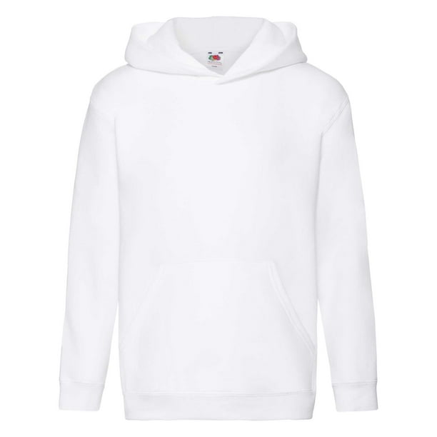 Plain white hoodie kids store