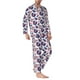 thumbnail image 2 of Balery record rock music Skull Pijama para Hombre de Dos Piezas con Manga Larga, Conjunto de Dormir y Descanso Suave con Bolsillos-Medium, 2 of 7