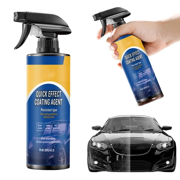 Car Paint Coating Spray with Scratch Repair and Water Repellent, Auto Detail Polish