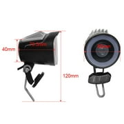 Ebike Headlight Black Bike Lights for Night Riding 6-48V - Electric Dirt Bike Front Light Mountain Bike Accessories Black Road Bike Led Headlight Cycling Accessories for Bike, 2 Pin Connector