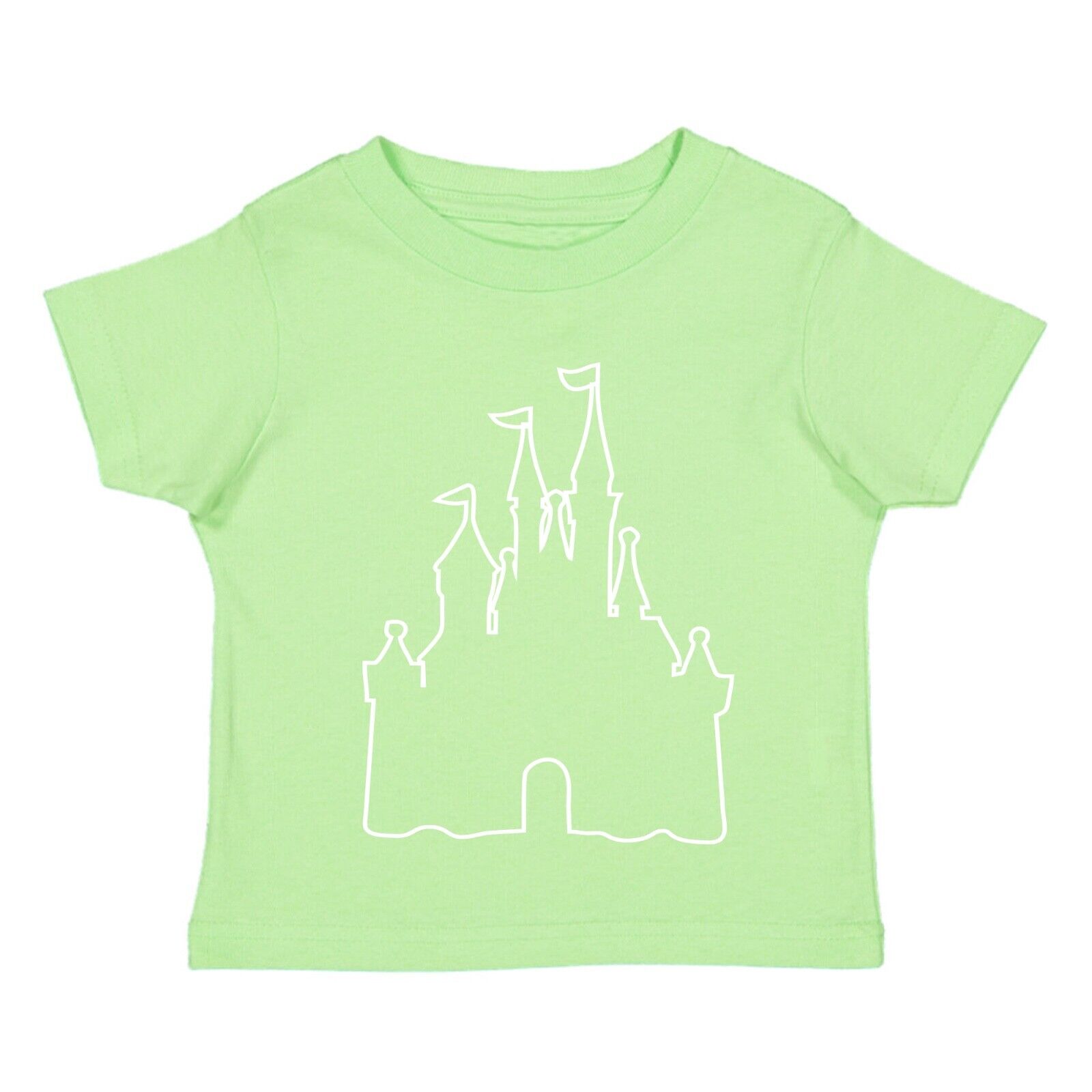 XtraFly Apparel Toddler Castle Outline Kids Magic Child Kingdom