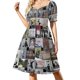 thumbnail image 1 of Banksy Vestido de manga corta vestidos de mujer elegantes y bonitos Ropa de mujer, 1 of 7