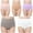 Pink1, variant on fatyb Womens High Waisted Cotton Underwear Full Coverage Ladies Panties Multipack Regular and Plus Size