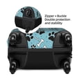 thumbnail image 2 of Disketp Cute Dog Footprints Elastic Travel Luggage Cover Travel Suitcase Protective Cover For Trunk Case Apply To 18''-32'' Suitcase Cover-Medium, 2 of 7