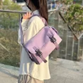 thumbnail image 4 of Nuevo bolso cruzado de nailon resistente al agua con cremallera y solapa de color sólido de gran capacidad, gran oferta 2024, bolsos de hombro casuales de moda para mujer, 4 of 5