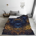 thumbnail image 5 of Pofeuu Elegant Dog Mandala Art Print Ultra-Soft Micro Fleece Blanket,for Bed Or Sofa,All Season Throw Blankets Flannel Blanket-40"x30", 5 of 7