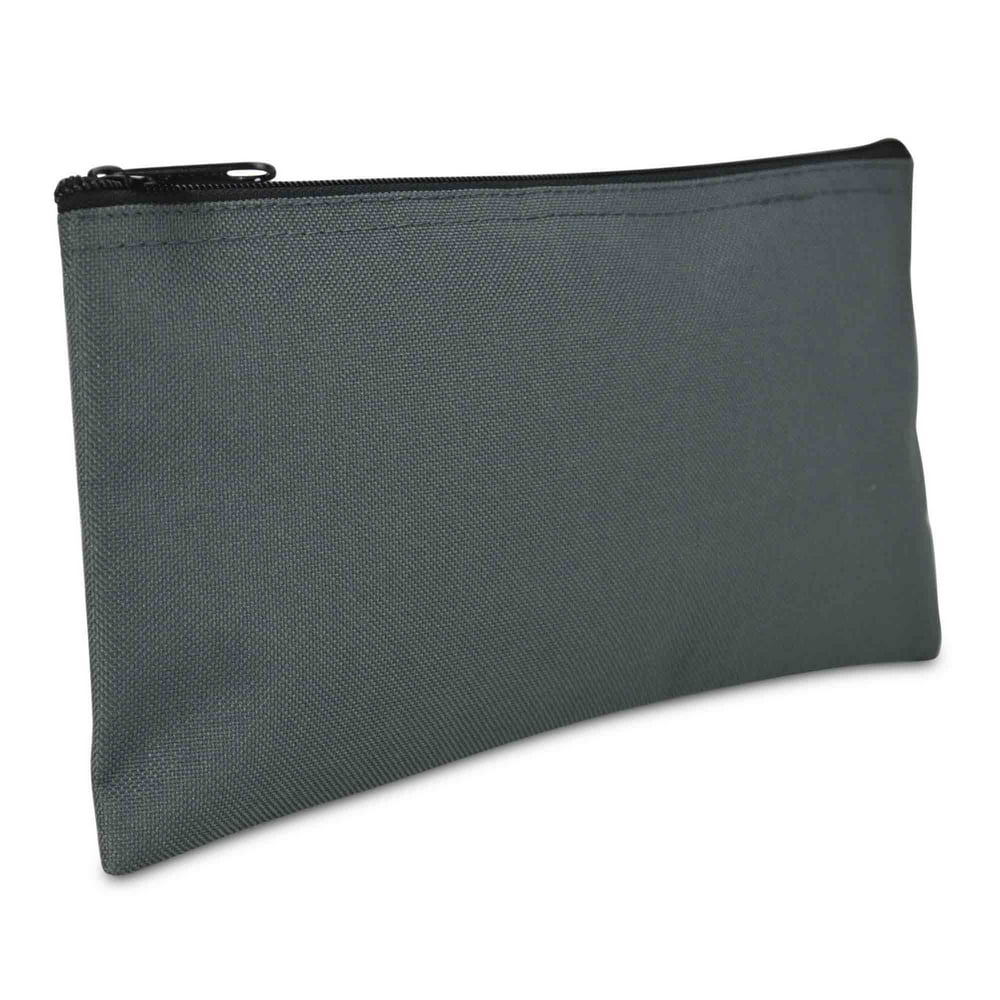 DALIX Bank Bags Money Pouch Security Deposit Utility Zipper Coin Bag in