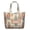 Vintage, variant on Vintage Aesthetic Travel Duffel, Boho Artistic Weekender Bag for Women, Abstract Geometric Carry-on Tote with Floral and Tribal Touch