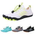 thumbnail image 6 of AUDeals Men's and Women's Water Shoes, Quick Dry Aqua Shoes with Elastic Stripes for Hiking, Swimming and Diving, 6 of 9