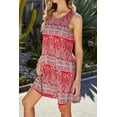 thumbnail image 3 of Summer Dresses for Women Beach Floral Tshirt Sundress Casual Pockets Boho Tank Dress, 3 of 12