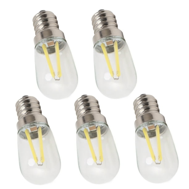 Bombilla De Lámpara De Refrigerador De 5 Piezas, Bombilla De Refrigerador LED De Bajo Consumo De Consumo De Energía, 120V E12, Para Refrigerador, Congelador,