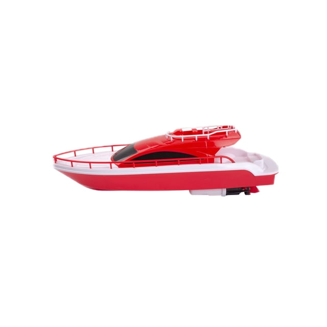 Deeceymbur Electric Boat Yacht Model Simulation Battery Operated No Remote for Pool Bath Safe Realistic Water Play
