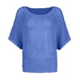 thumbnail image 6 of Crochet Knit Sweater for Women Summer Hollow Out Pullover, 6 of 6